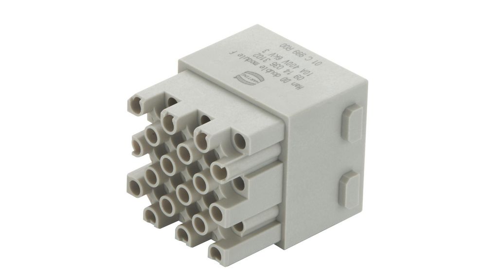 Connecteur Han, 36 Pôles, A sertir, Prise